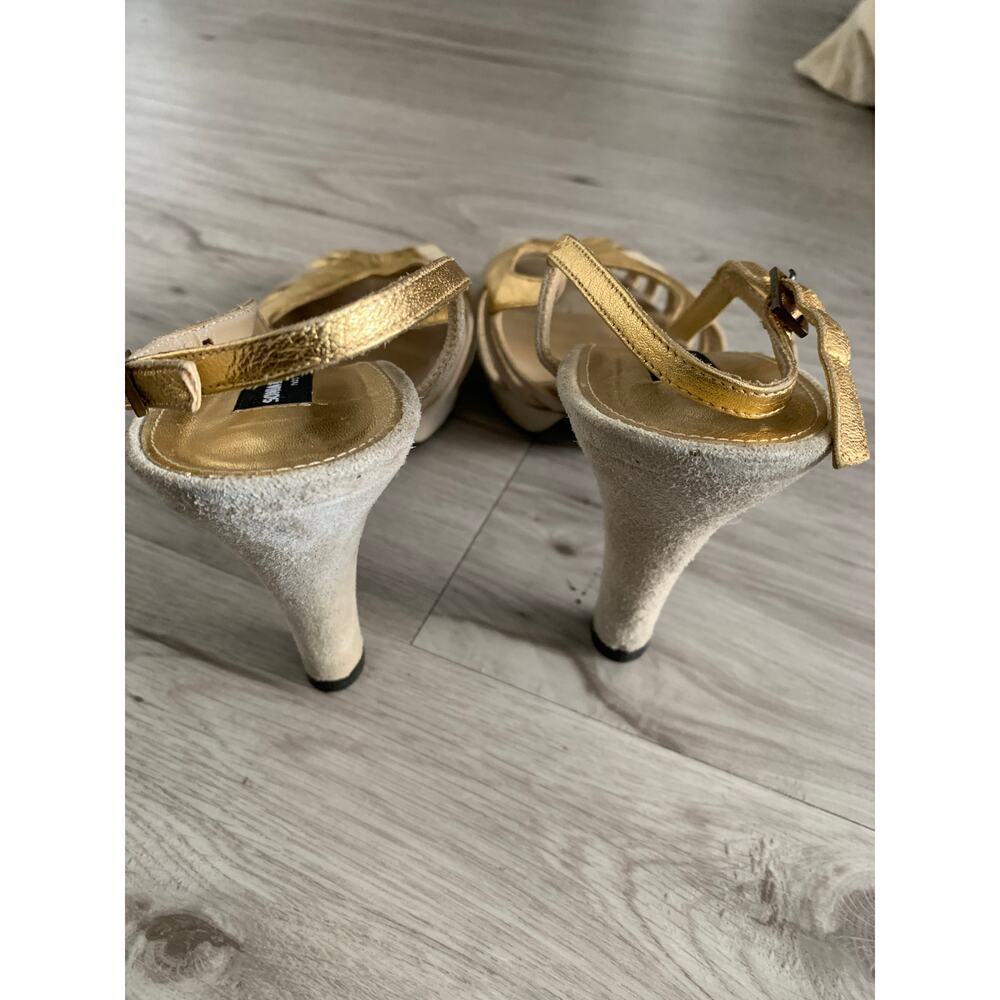 Sonia Rykiel Platform Slingback Heels Size 39.5 - Picture 3 of 6